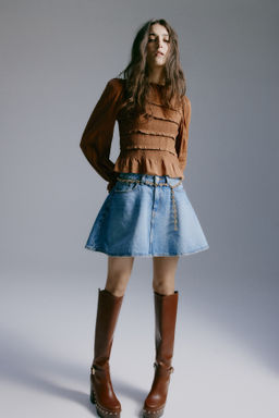Top con cuerpo nido de abeja - H&m фото 4