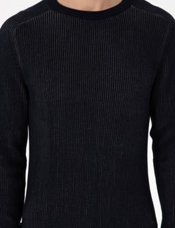 Lacivert Slim Fit Bisiklet Yaka Triko Kazak - Pierre cardin фото 6