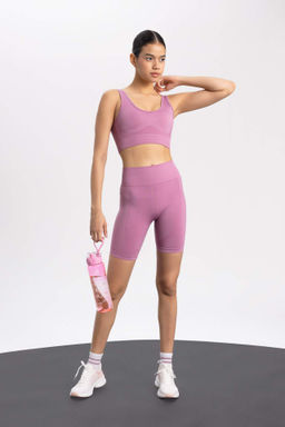 DeFactoFit Biker Beli Saran Seamless Sporcu Tayt  фото 2