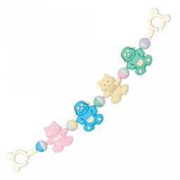 Игрушка в коляску "Погремушка подвеска "Домашние любимцы" 12,5х2х4,6см, полистирол, пп пакет, "Stellar" (Россия)