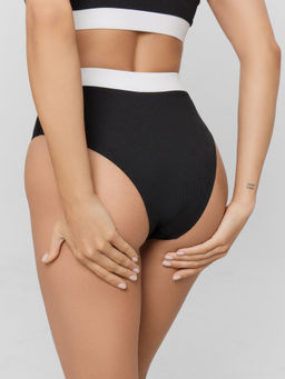 Купальник женский раздельный черный - Mark formelle фото 8