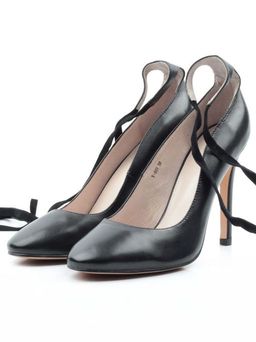 06-V-889 BLACK Туфли женские (натуральная кожа)