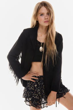 Blazer con flecos - H&m фото 7