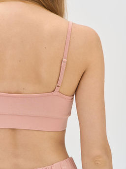 Топ на регулируемых лямках "Персик" женский