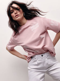 CONTE Футболка из футера Designed for emotions LD 1634 romantic pink