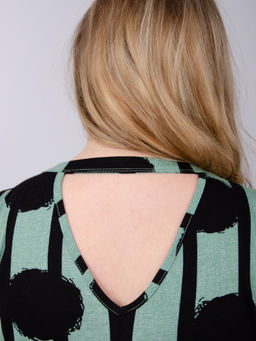 Сарафан "Сити 5" зелёный, трикотаж