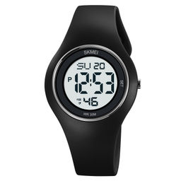 Часы наручные Skmei женские электронные спортивные 2026black-silver-white