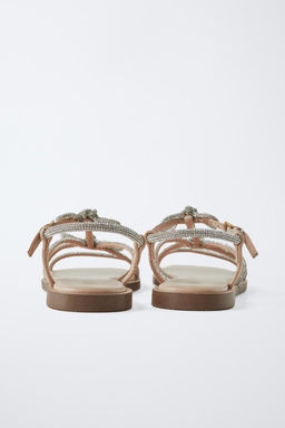 SHINY SANDALS WITH BOWS - Zara фото 4