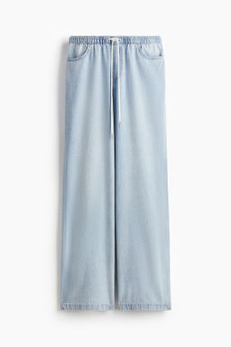 Pantal?n denim con cord?n de ajuste - H&m фото 2
