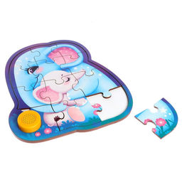 Пазл деревянный с чипом Слоники - Лесная мастерская фото 2