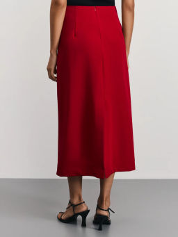 Юбка миди на запах с содержанием вискозы / Zarina  фото 5