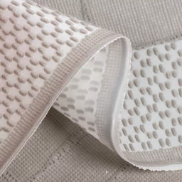 Скатерть ПВХ "Linen" 120х150см серая