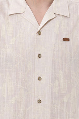 U. S. Polo Assn / Мужская рубашка цвета хаки с коротким рукавом - U.s. polo assn фото 12