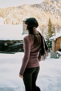 RIBBED LONG SLEEVE T-SHIRT - Zara фото 11