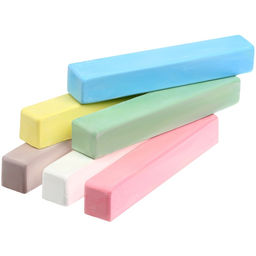 Цена за 8 шт. Мелки цветные школьные 6 шт. «Простоквашино», прямоугольные