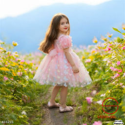 Платье для девочки пышное