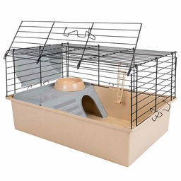 Клетка д/крол. Редпл. РОДЖЕР 60 №1 (58*40*34см) 41692беж-черн