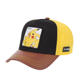 Бейсболка CAPSLAB арт. CL/PKM6/1/CT/PIK Pokemon Pikachu (черный / светло-коричневый)