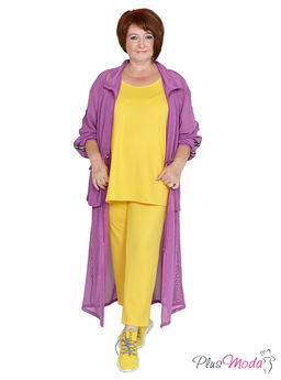 Парка-накидка Модель №934 размеры 44-84 - Plusmoda фото 4