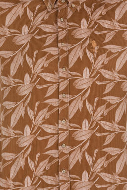 U. S. Polo Assn Мужская рубашка светло-коричневого цвета с длинным рукавом - U.s. polo assn фото 12