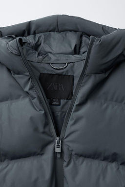 ABRIGO ACOLCHADO ETIQUETA WATER REPELLENT / Gris - Zara фото 5