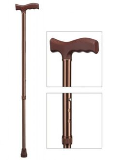 Трость классическая со встроенным противогололедным устройством WR-411 Бронза - B.well фото 2