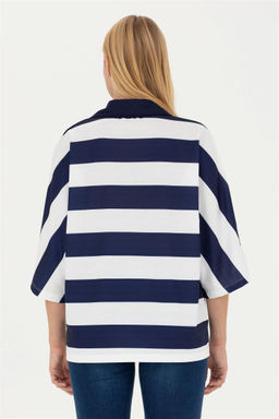 Женская темно-синяя футболка - U.s. polo assn фото 5