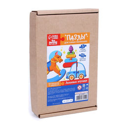 Головоломка пазл из крупных деталей Игрушки - Лесная мастерская фото 3