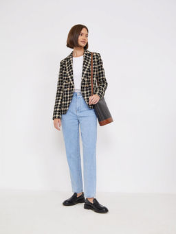 ЕМКА / Зауженные джинсы из плотного хлопка - Emka фото 2