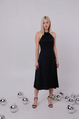 Вечернее платье-американка чёрное - Martichelli фото 2