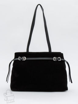 Сумка женская кожаная 8021-1S black Velina Fabbiano-Safenta