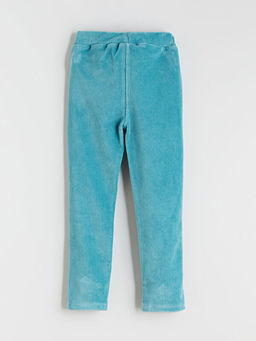 Beli Lastikli Basic K?z ?ocuk Kadife Tayt