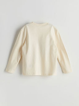 Bisiklet Yaka Dinozor Bask?l? Erkek ?ocuk Ti??rt