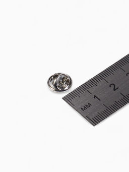 Цена за 2 шт. Основа для броши/значка (набор 5 шт.), площадка 1.5 см, цвет серебро