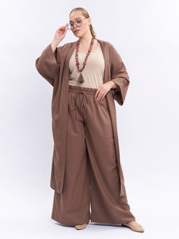 Брюки льняные TBB19152BEG18