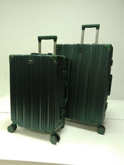 Набор из 2-х чемоданов, композит, алюминий, MIRONPAN 32416 Черный  фото 3