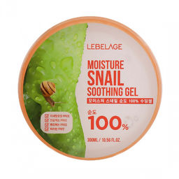 Lebelage Увлажняющий гель для лица и тела с муцином улитки / Moisture Snail 100% Soothing Gel, 300 мл