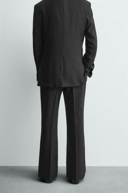 LIMITED EDITION 100% WOOL FLARE FIT SUIT TROUSERS - Zara фото 3