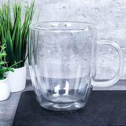 Кружка 500 мл с двойными стенками / LCWB5713 /уп 80/ - ГалеонТрейд фото 2