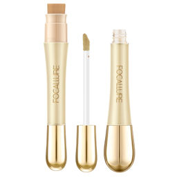 FOCALLURE Консилер с кистью Soft Matte Complete тон 06 зеленый против покраснений, 8 г