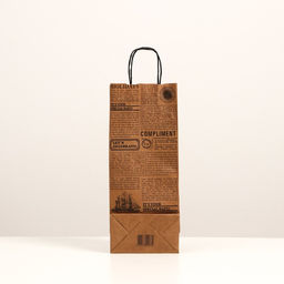 Цена за 10 шт. Пакет под бутылку Комплимент, 14 х 8 х 32 см - Simaland фото 4