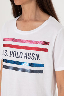 Kad_n Beyaz Ti__rt Sepette S_rpriz _ndirim - U.s. polo assn фото 7