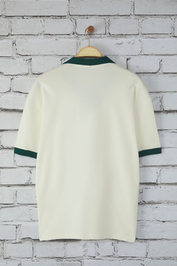 TRENDYOL MAN Lacivert Oversize/Genis Kesim Nak?s Detayl? Polo Yaka T-shirt TMNSS25PO00013 - Trendyolmilla фото 12