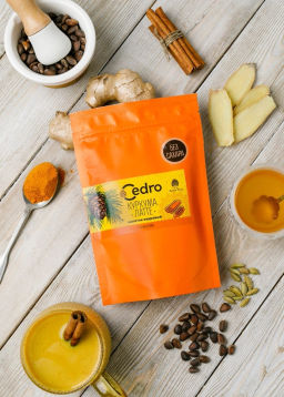 Кедровый напиток латте куркума, 120 г - Сибирский кедр фото 5