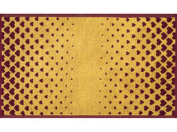 Полотенце махровое 6с104.411ж1 Градиент сердца(кр.дерево1) 67х40см