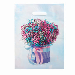 Цена за 50 шт. Пакет «Фьюжн», полиэтиленовый с вырубной ручкой 31×40 см, 60 мкм