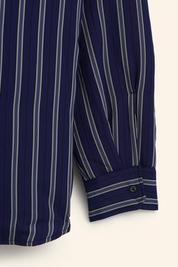 LIMITED EDITION STRIPED OVERSIZE OVERSHIRT - Zara фото 11