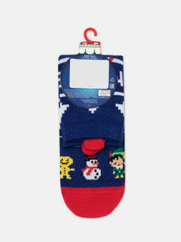 Цена за 2 пары. Носки новогодние синий - Conte elegant фото 6