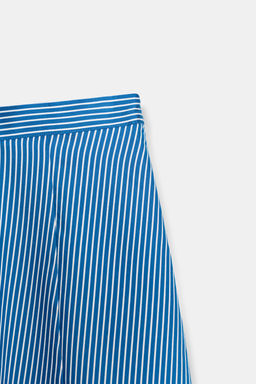 FALDA CAPA RAYAS ZW COLLECTION / Azul / Blanco - Zara фото 6