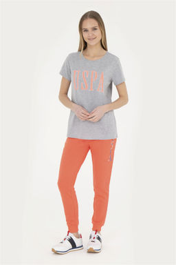 Женские спортивные штаны с цветком граната